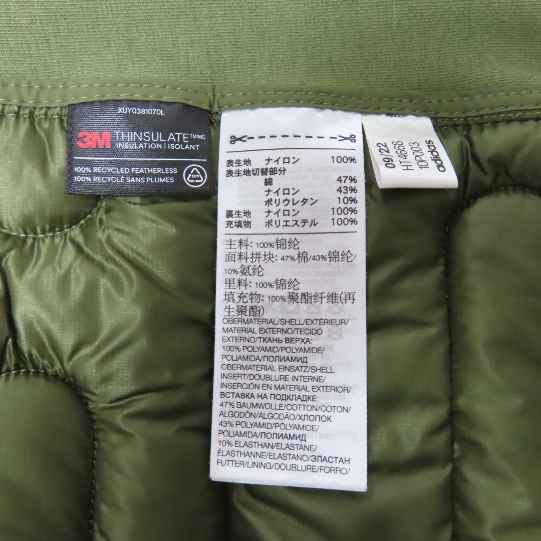 美品 Y3 YohjiYamamoto adidas キルティング ベスト L