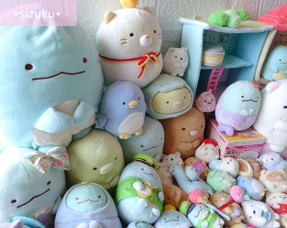 【豪華116点】すみっコぐらし ハウス 家具 てのりぬいぐるみ 色々 まとめ売り