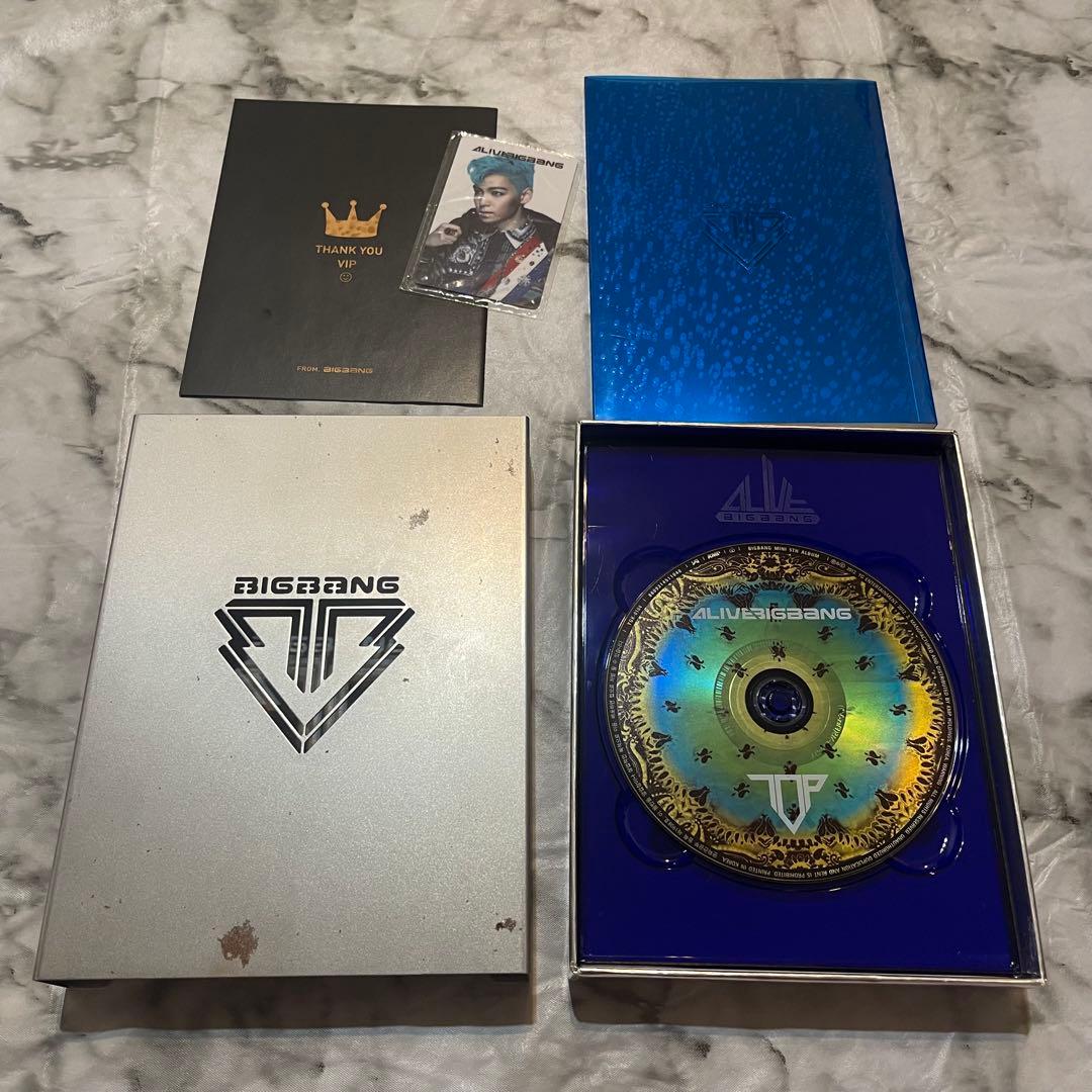 BIGBANG ALIVE 激レア TOP ver. メタルカバー　廃盤　韓国