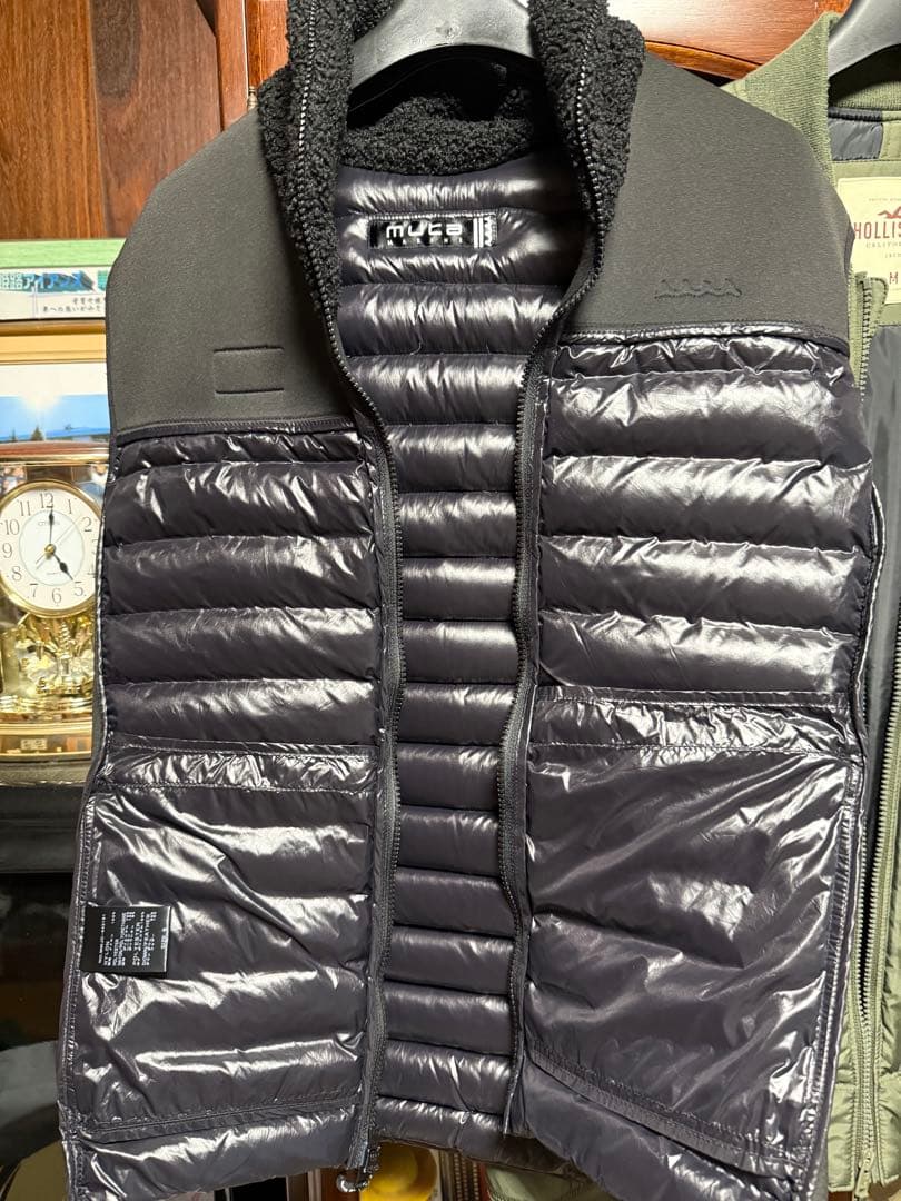 美品　muta marine メンズベスト サイズ6 ブラック　ムータマリン