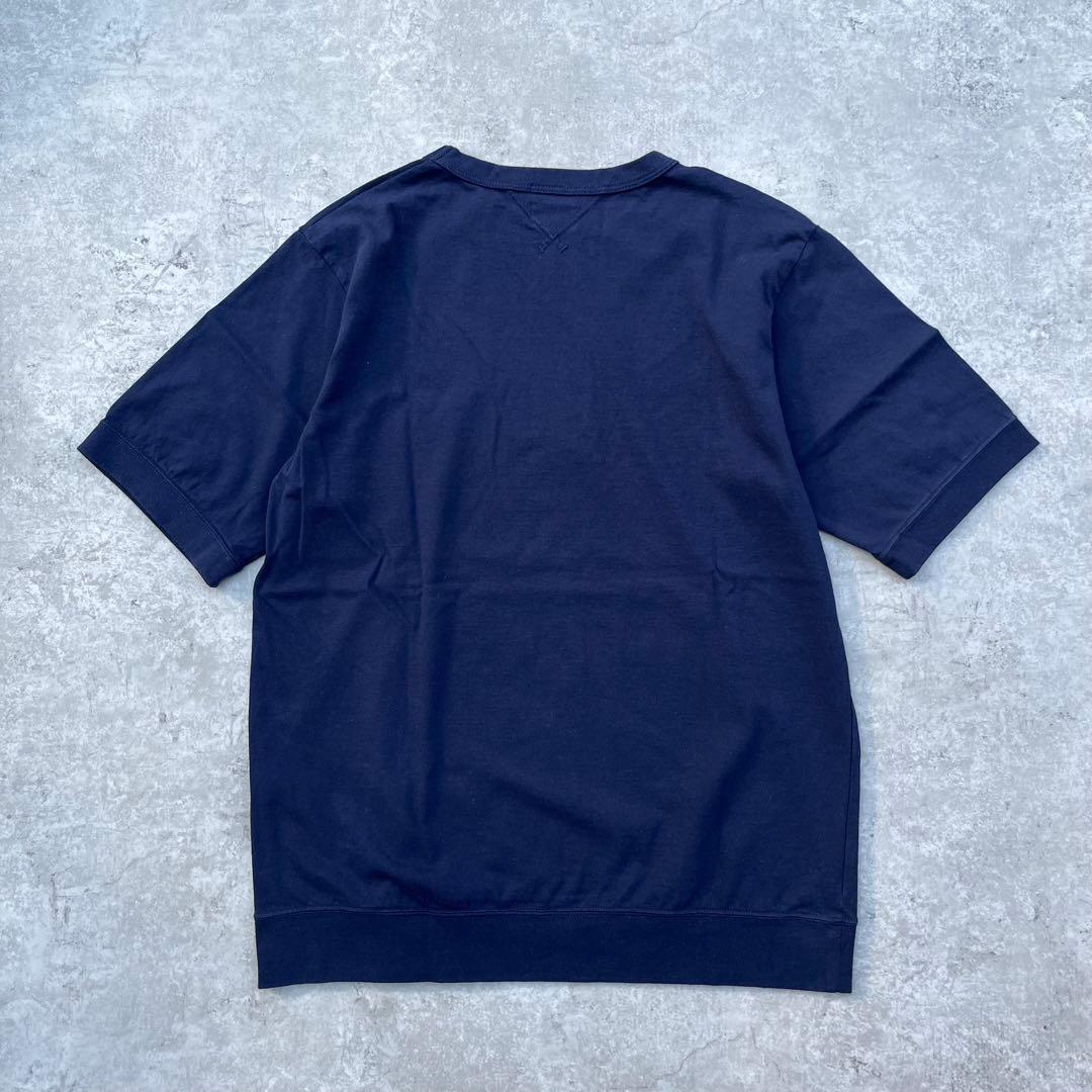 未使用 Jackman リブTシャツ jm5556 L ネイビー