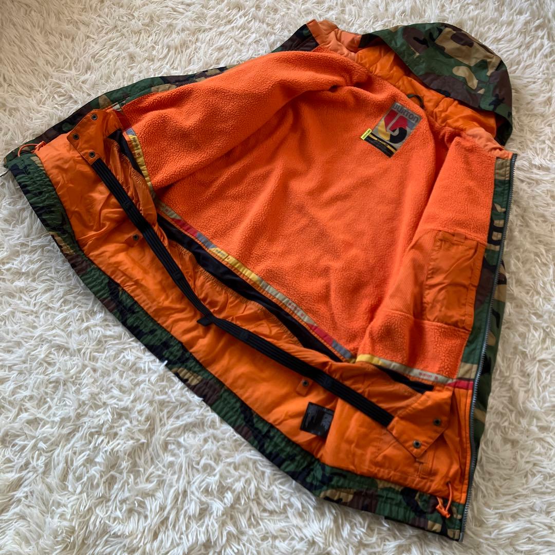#12T✨BURTON✨スノボ ウェア ジャケット メンズM 迷彩 カモフラ
