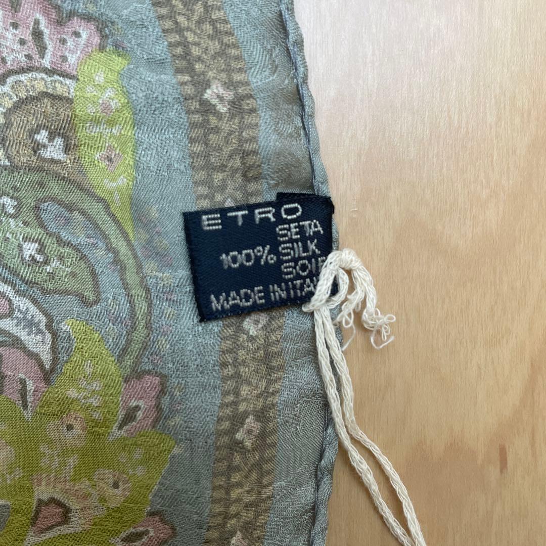 etro エトロ　ストール　シルク100 イタリア製