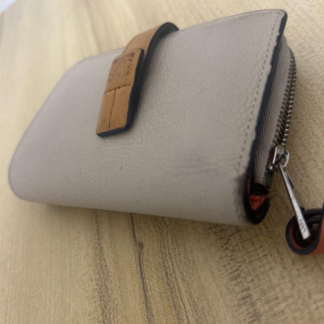 LOEWE スリム ジップ バイフォールド ウォレット　　　二つ折り財布