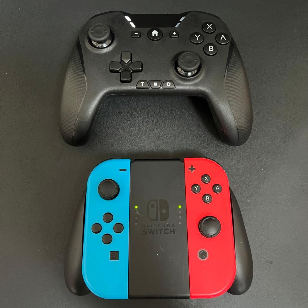 【新品スティック交換/コントローラー付/極美品/未対策機/箱付】Switch本体