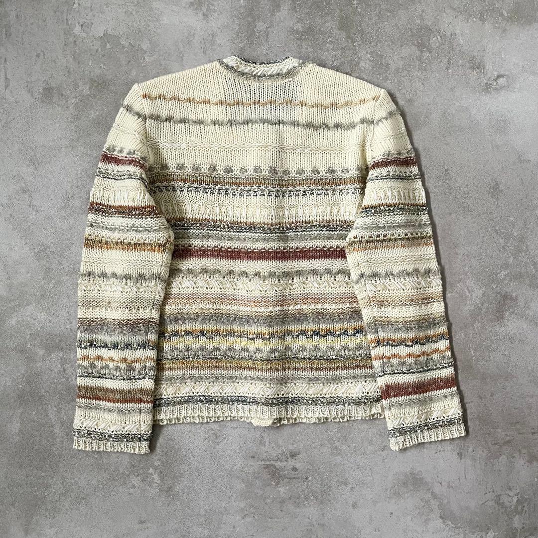 新品 佐藤繊維 Sato Seni キッドモヘヤ ニットカーディガン