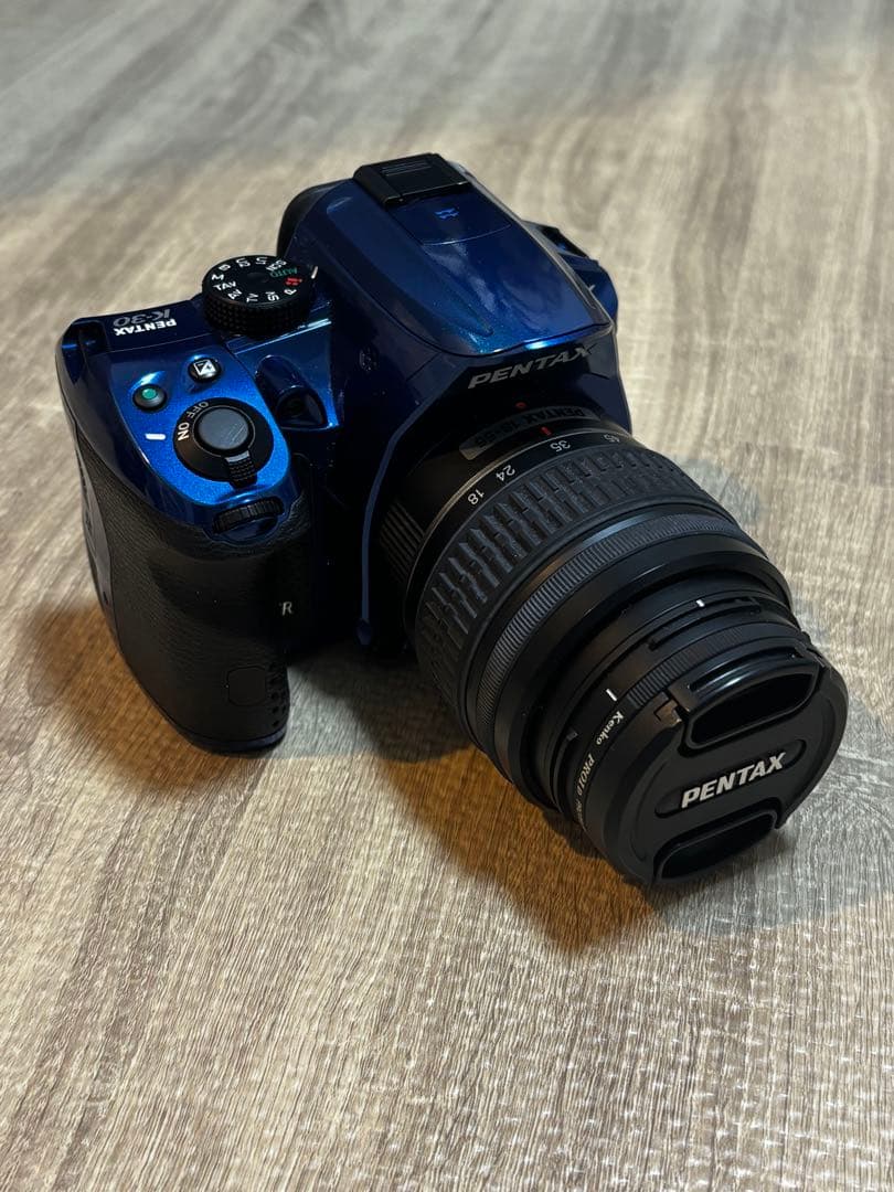 【稼働品】PENTAX K-30 デジタル一眼レフカメラ レンズキット ブルー