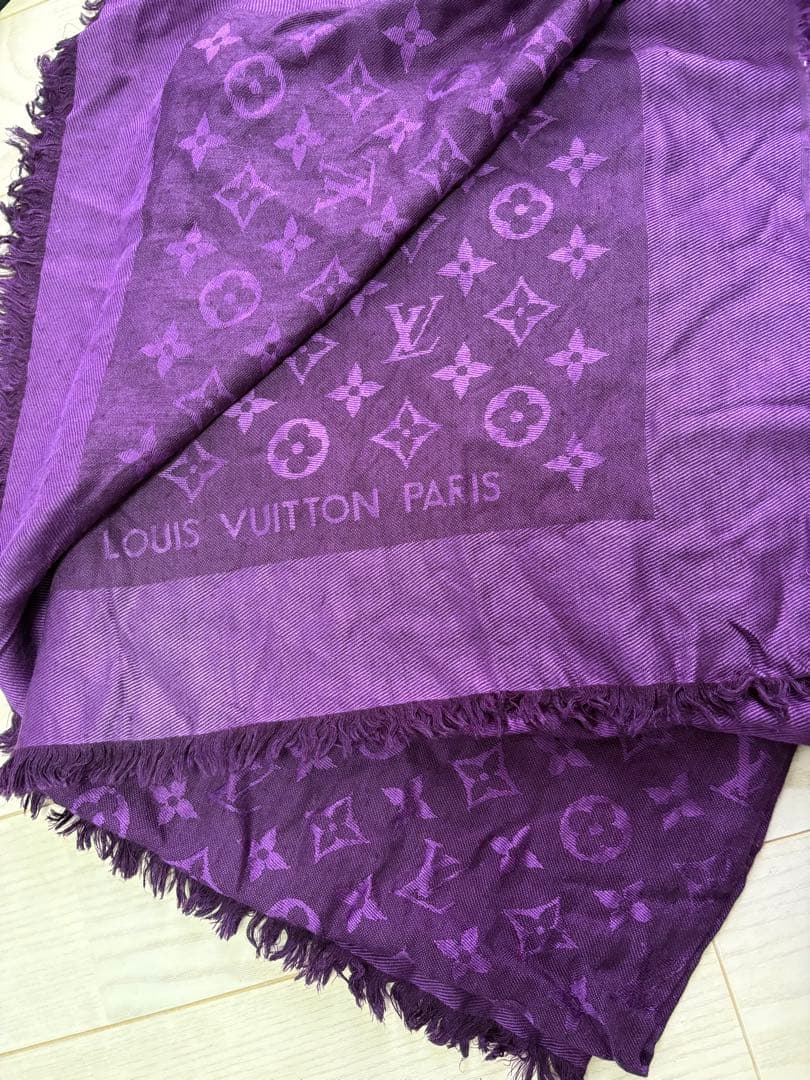 LOUIS VUITTON 紫 ストール・ショール