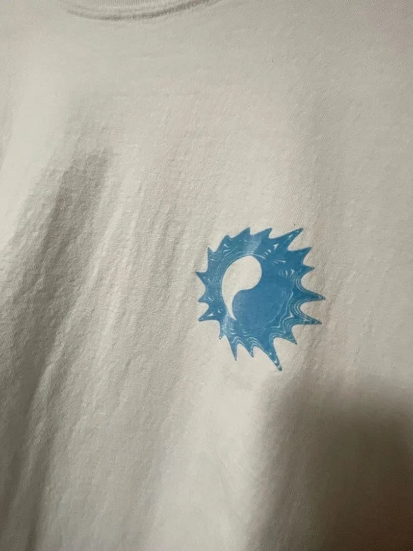MUZE【ACID YIN-YANG FLOCKY PRINT T-SH】