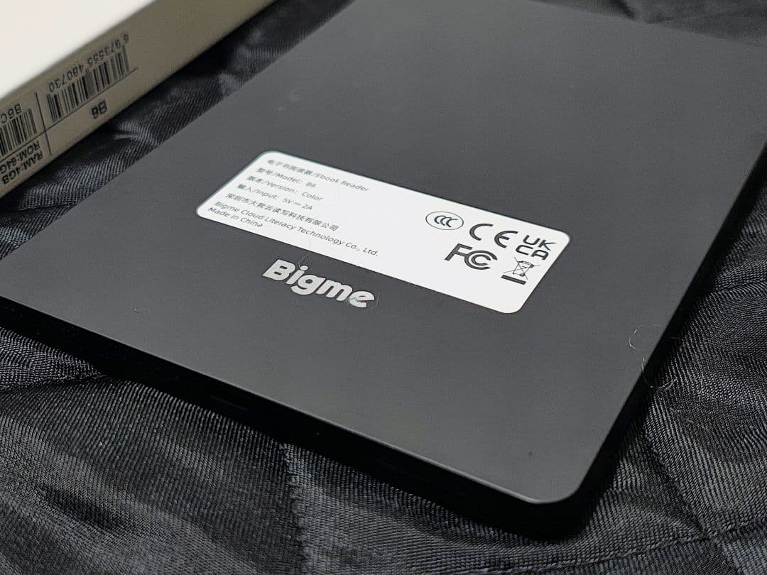 BIGME B6　カラー電子書籍リーダー　Android14