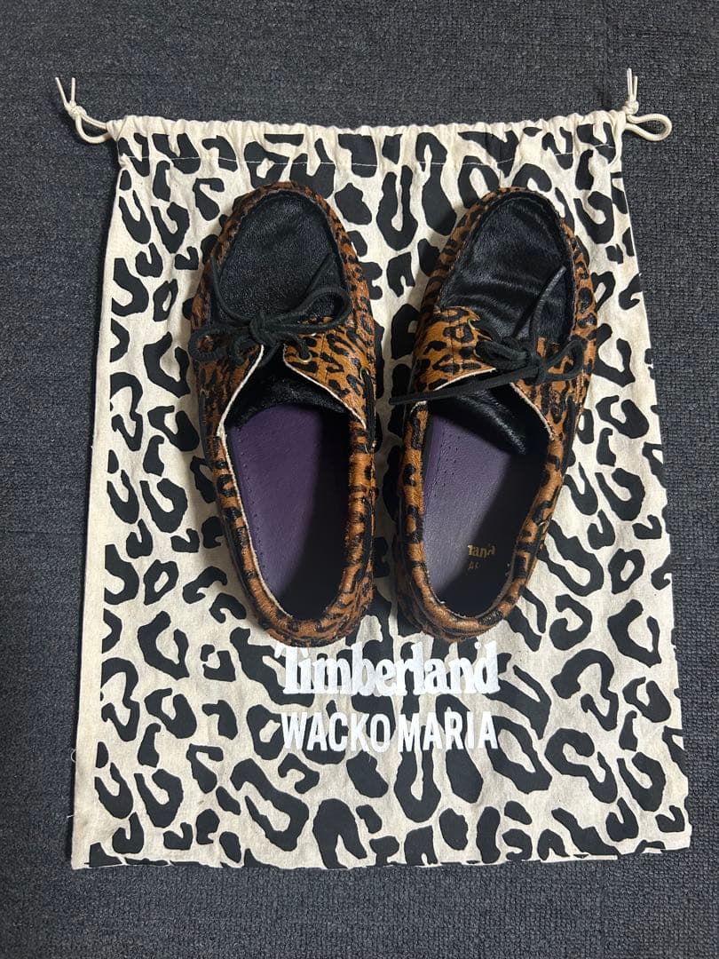 Timberland ワコマリア　レオパード柄 ローファー