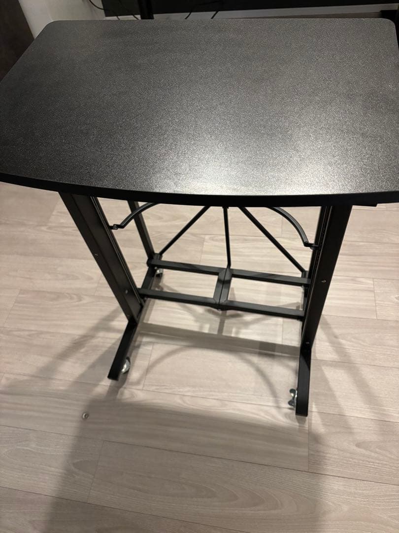 e-win スタンディングデスク　昇降デスク　昇降式折りたたみパソコンデスク 黒