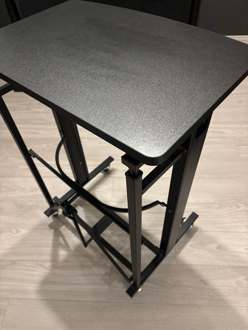 e-win スタンディングデスク　昇降デスク　昇降式折りたたみパソコンデスク 黒