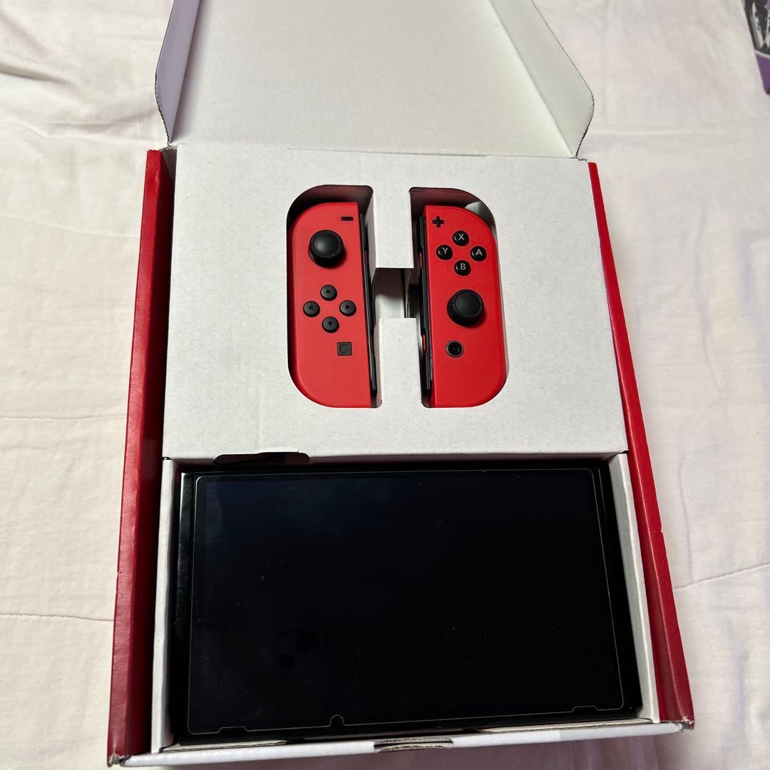 Nintendo Switch 有機ELモデル本体 レッド充電器付き