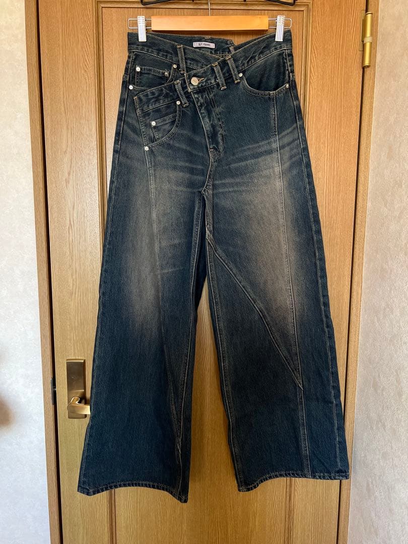 パンツ sly J/W SWITCHING STRAIGHT PT 1