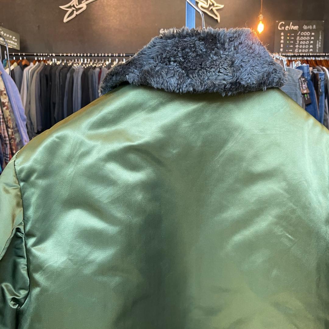 USA製 N-2B型 フライトジャケット 46 XL ボア付き ミリタリー