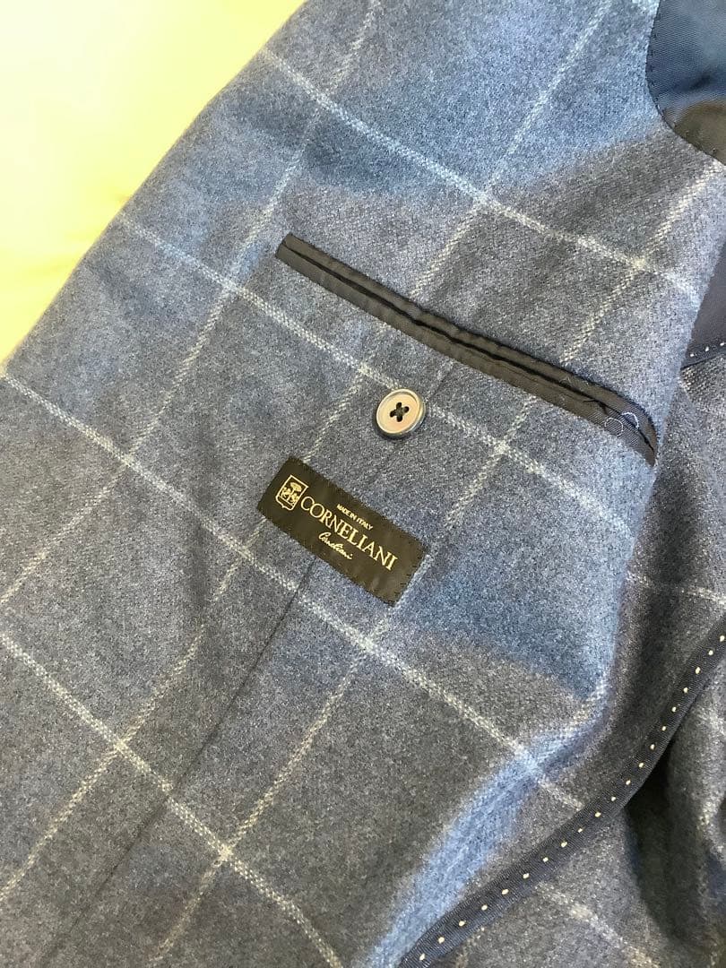 taki様 CORNELIANI チェック柄 テーラードジャケット