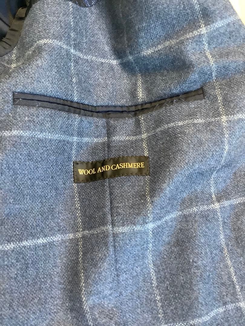 taki様 CORNELIANI チェック柄 テーラードジャケット