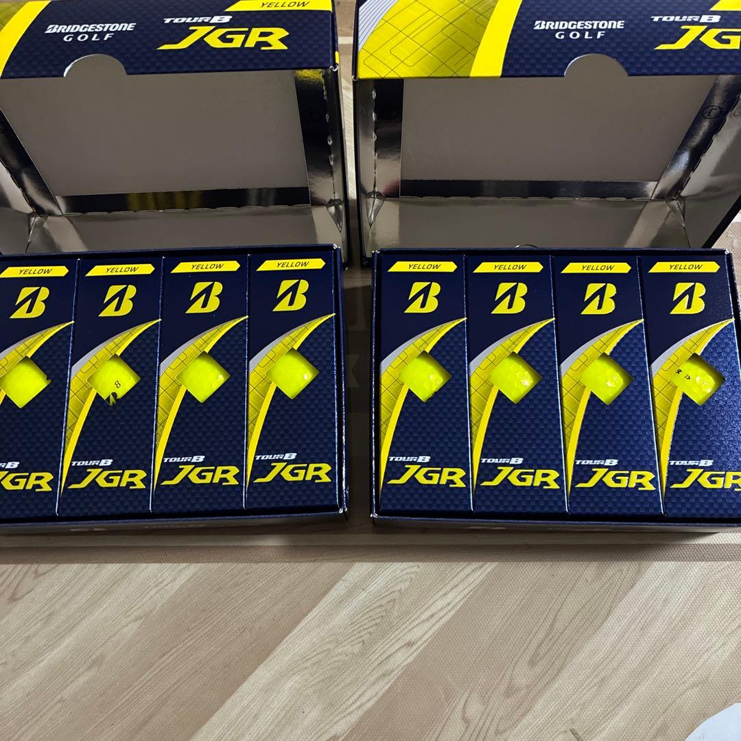 BRIDGESTONE TOUR B JGR ゴルフボール黄色12個入り2ダース