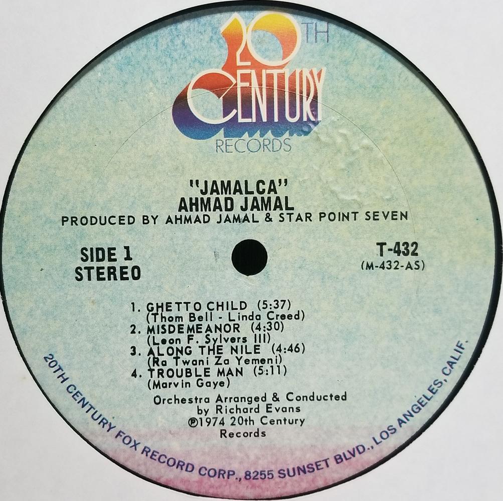 洋楽 AHMAD JAMAL - JAMALCA+Jamal plays Jamal