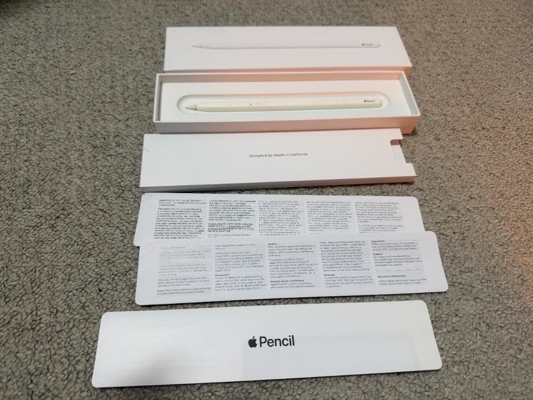 Apple Pencil 第2世代 純正品 ホワイト 箱付き