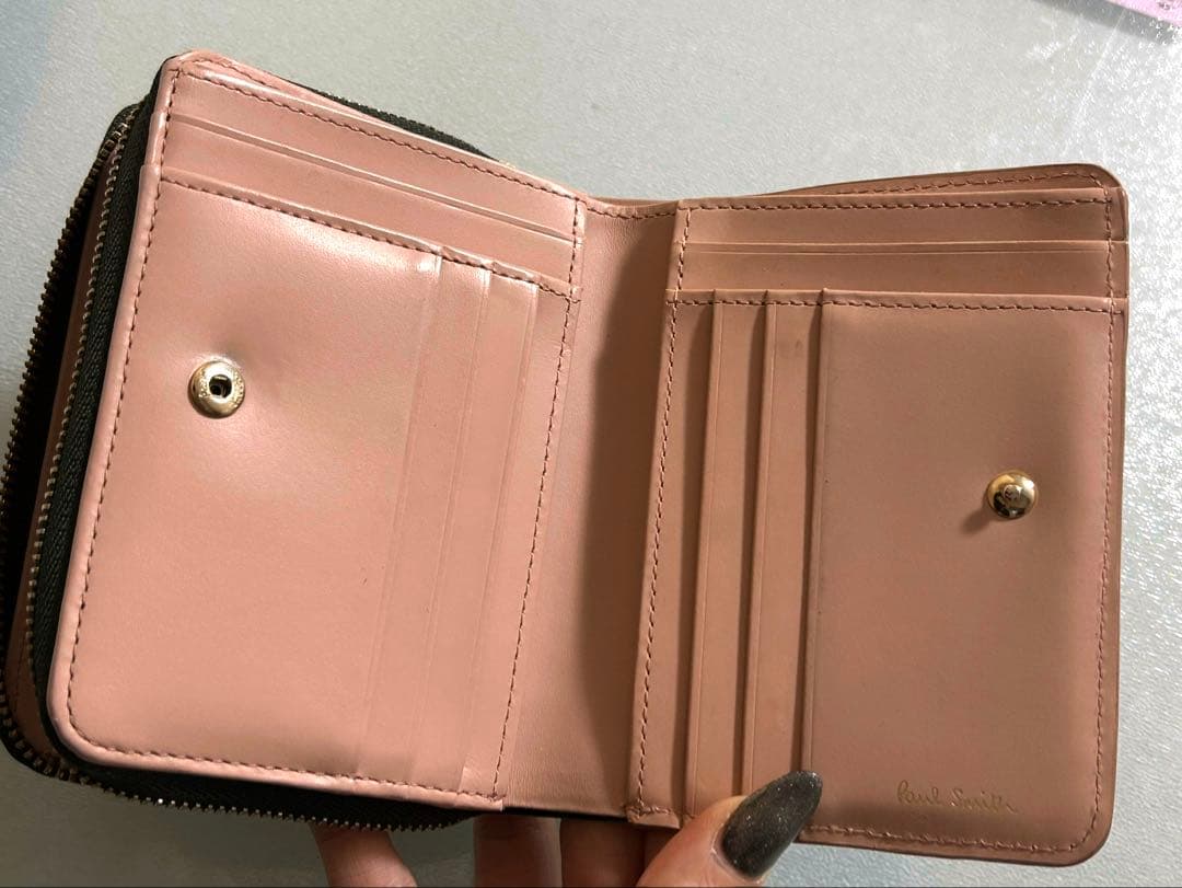に*る様 PaulSmith キャットドゥードゥル 二つ折り財布