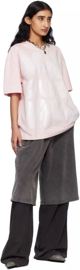 トップス Acne Studious light pink Tshirt