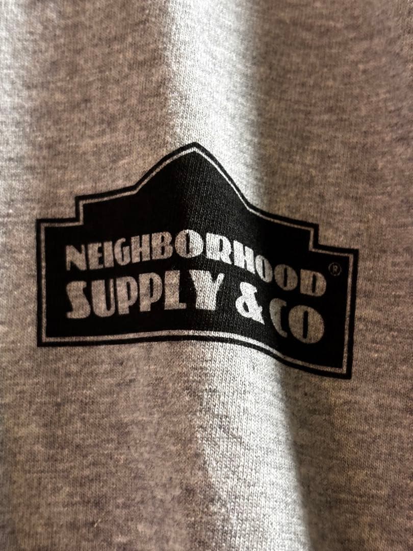 NEIGHBORHOOD 22AW Ｔシャツ　杢グレー　サイズＬ 完売品