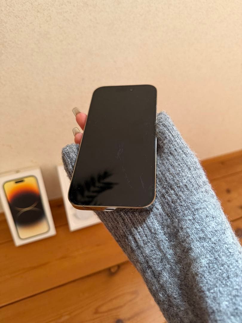 【値下げ】Apple iPhone 14 Pro ゴールド 本体　256GB