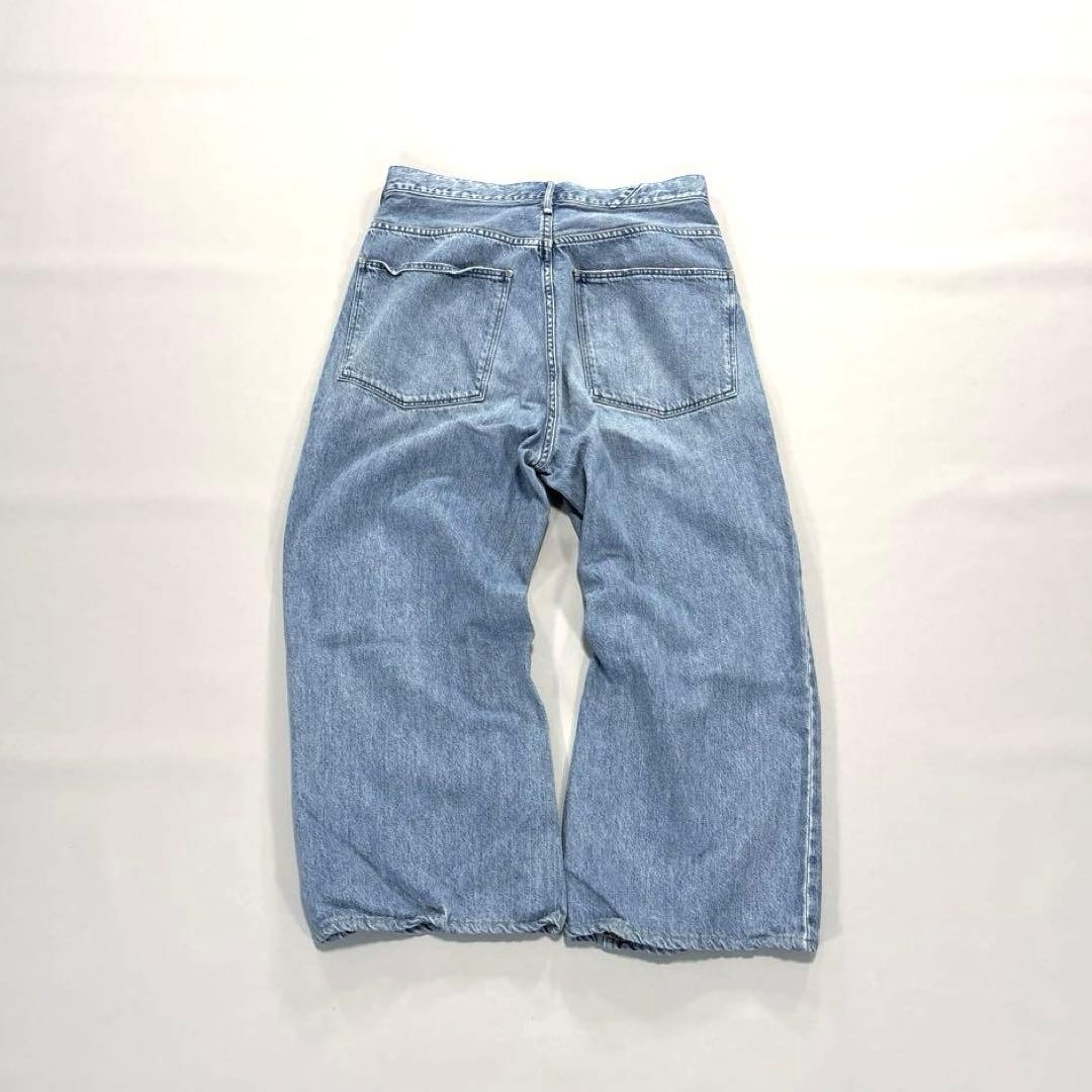 アッパーハイツ　THE LARA FEATHER MID BLUE デニム