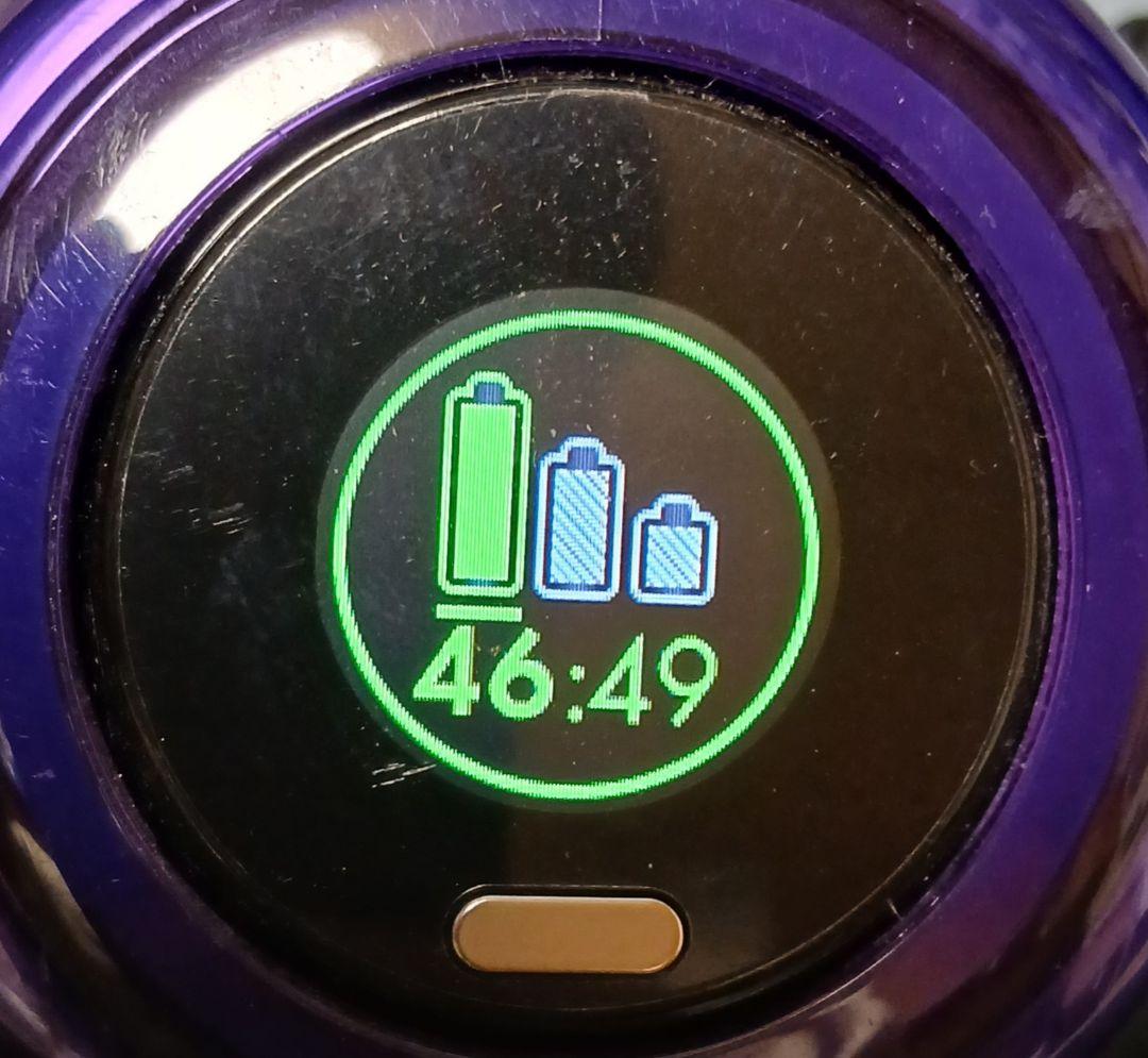 Dyson Digital Slim Fluffy (SV18)バッテリー４６分
