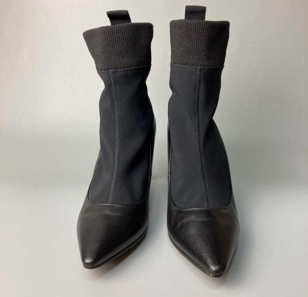 JIMMY CHOO ジミーチュウ ソックスブーツ ブラック 371/2