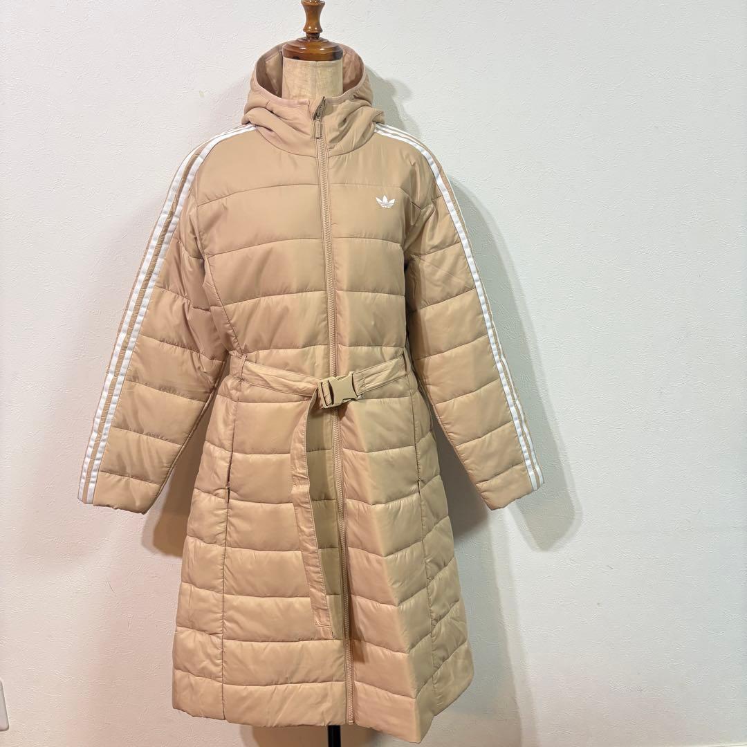 【adidas originals】美品プレミアムロングコート　レディース２ＸＬ
