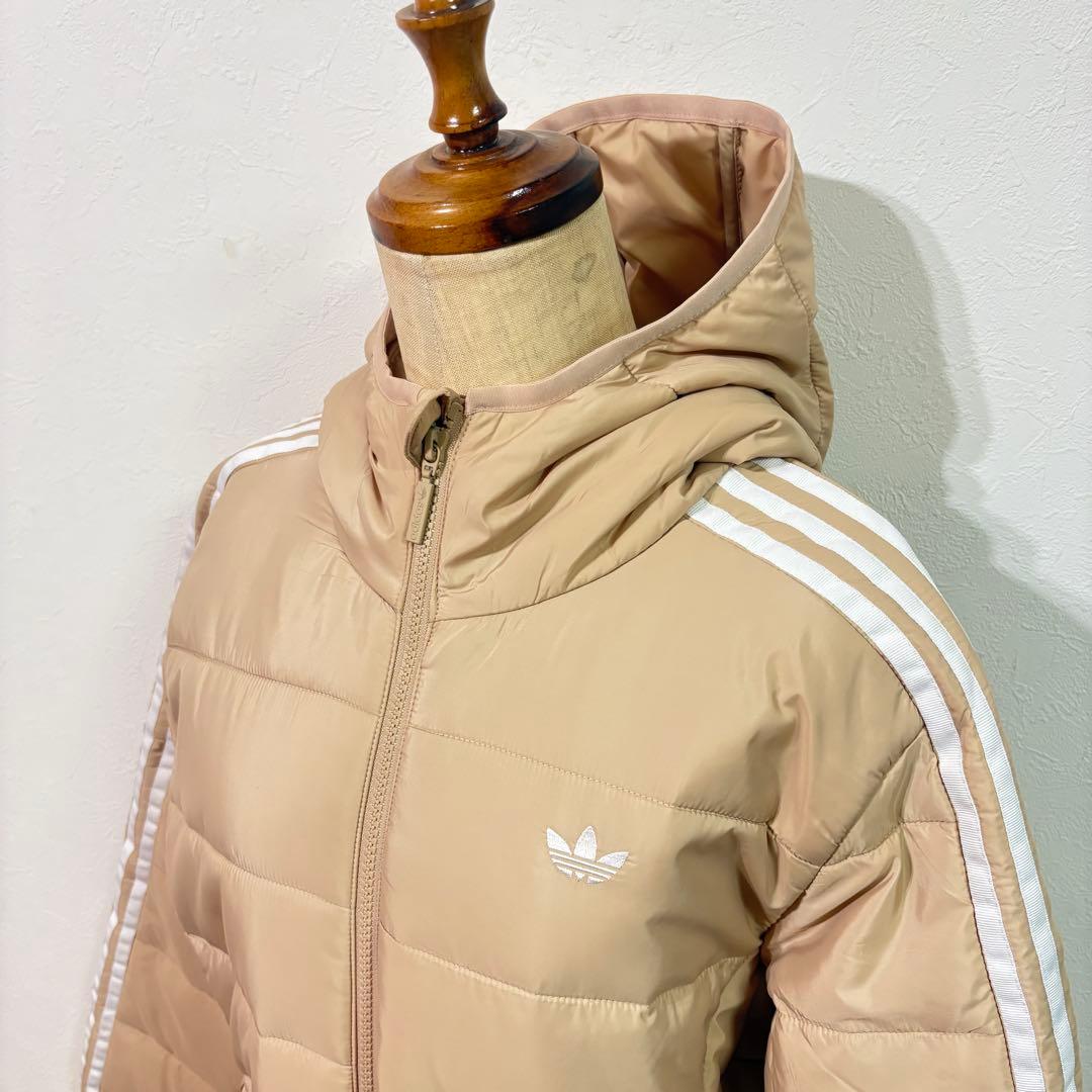 【adidas originals】美品プレミアムロングコート　レディース２ＸＬ