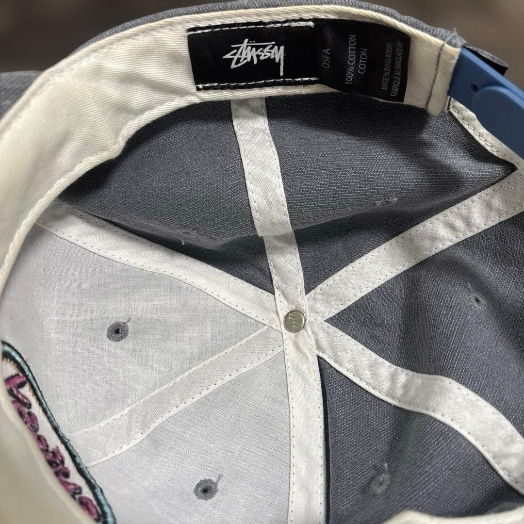STUSSY 90's キャップ　希少デザイン　ビンテージ　us古着