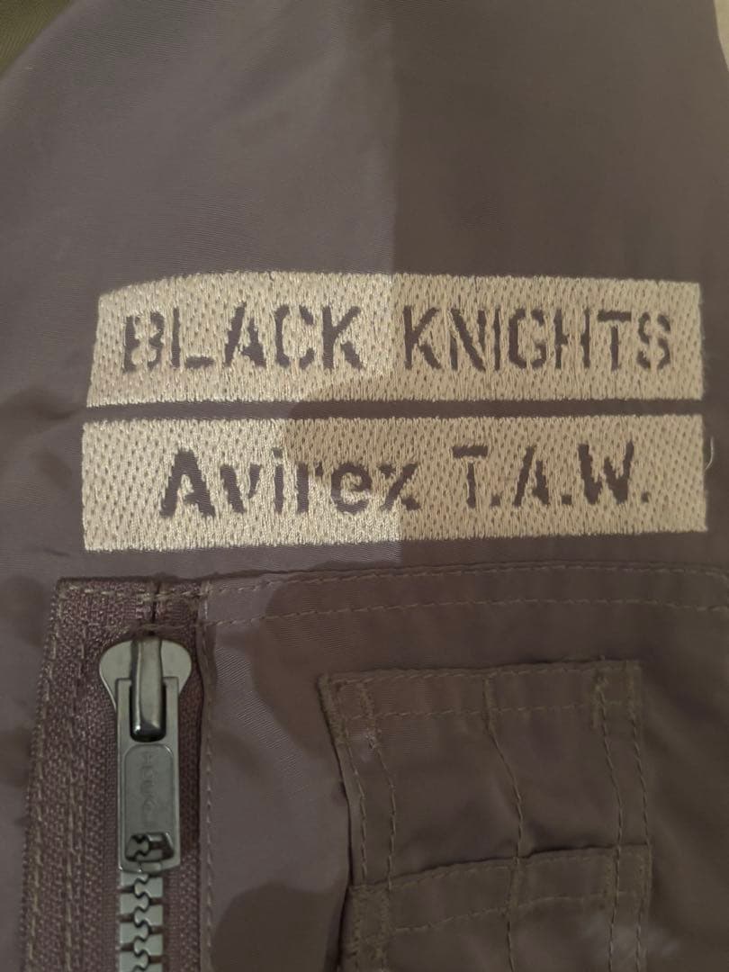 リ*ス様 【入手困難美品】AVIREXMA-1 Black Knights カー