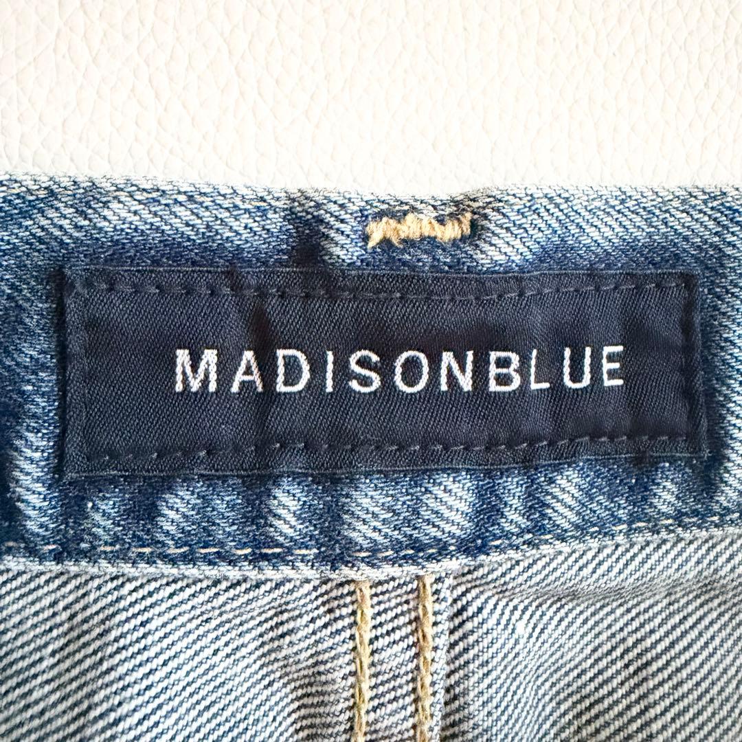 【マディソンブルー】TAPERED DENIM テーパード ボタンフライ 01