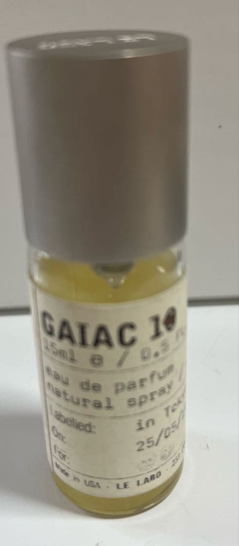 LE LABO GAIAC 10 オードパルファム 15ml 残8.5割