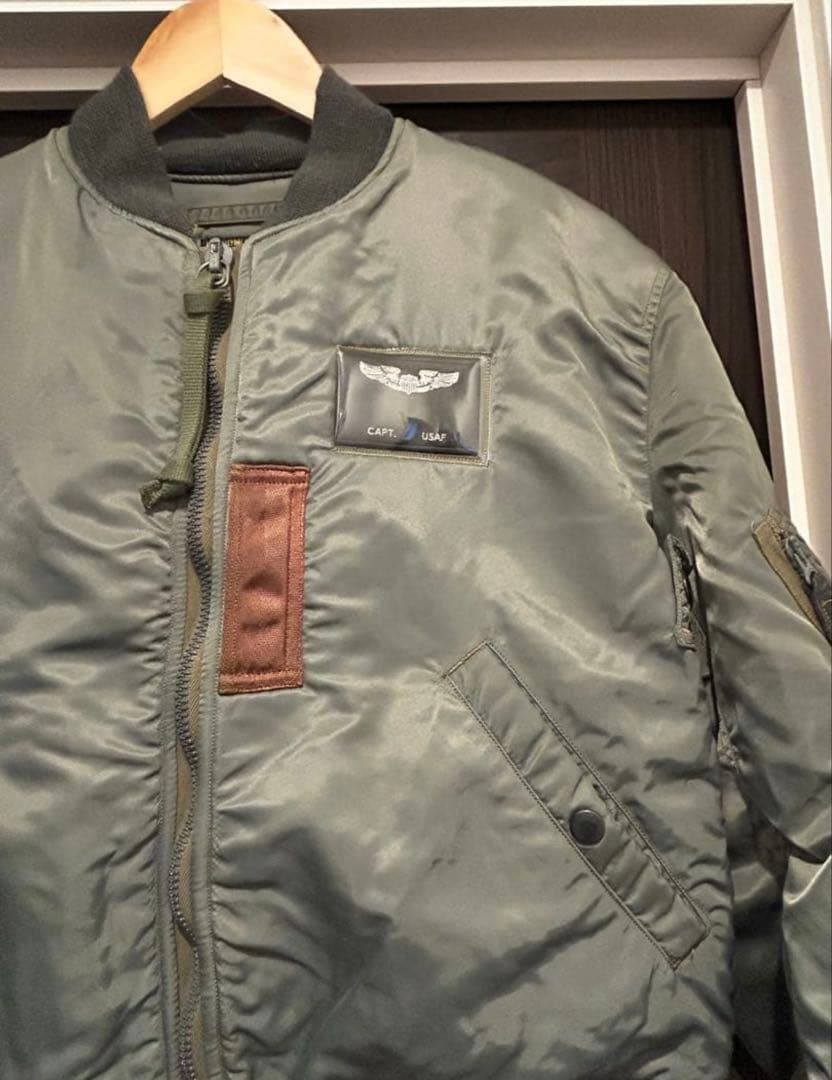 菅田将暉着用　デッドストック　90s タグ付　バズリクソンズ　MA-1