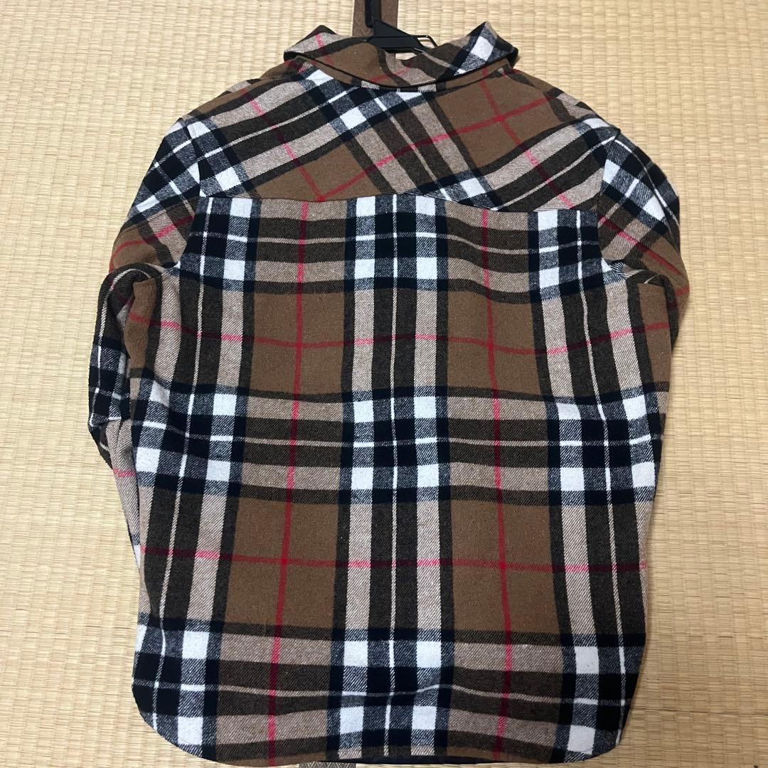 we11done チェック　ハーフジップジャケット