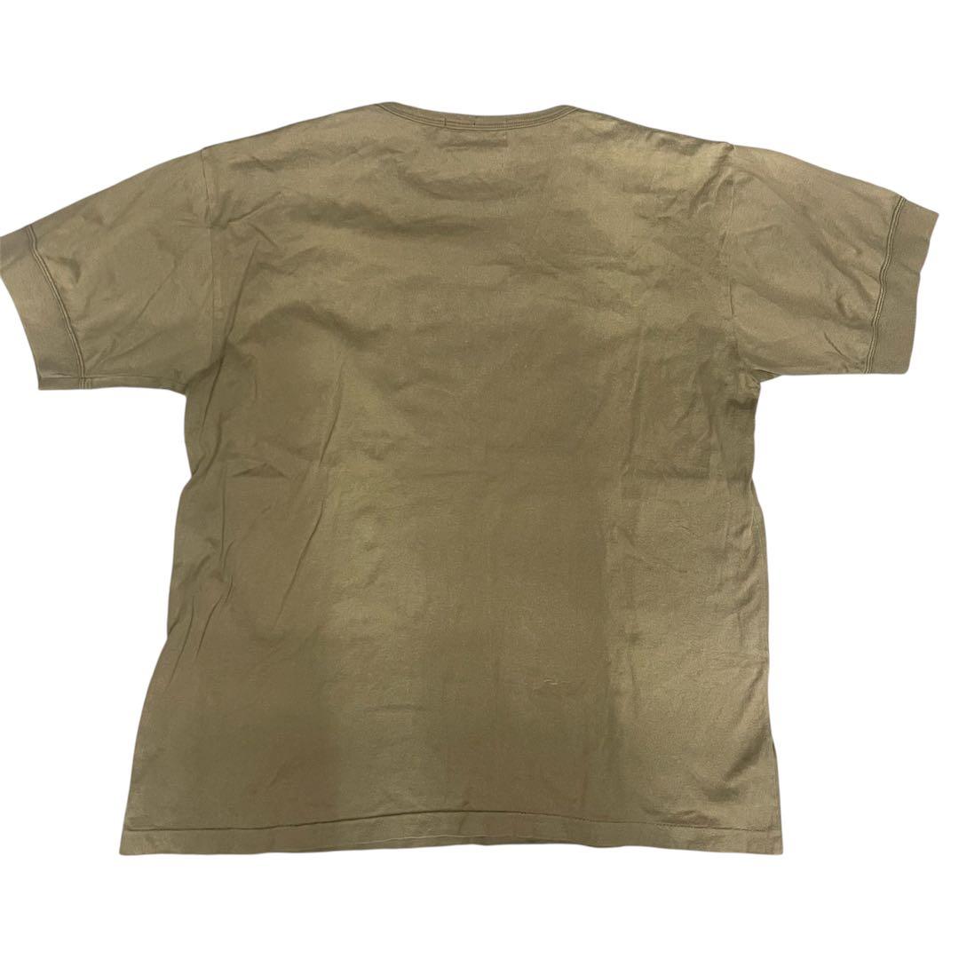 RRL ロゴ 半袖 Tシャツ アースカラー M メンズ　ダブルアールエル