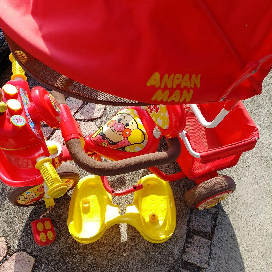 価格相談OK！　アンパンマン 三輪車 　サンシェード付