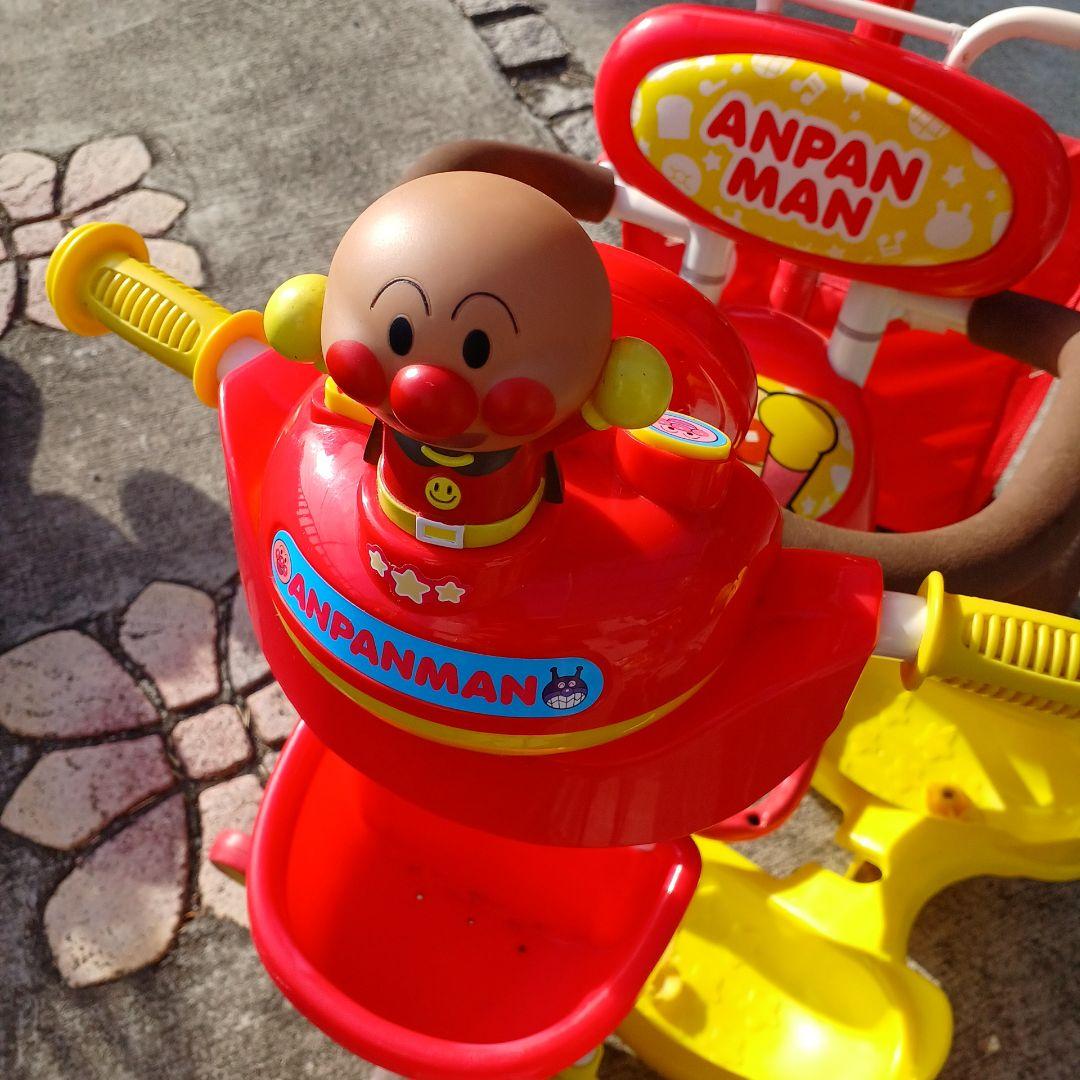 価格相談OK！　アンパンマン 三輪車 　サンシェード付
