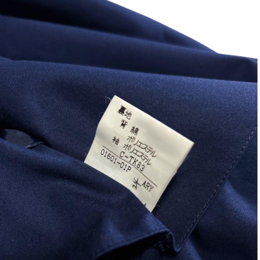 希少 バーバリー Burberrys トレンチコート 金ボタン ノバチェック　紺