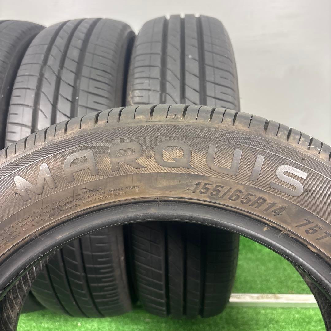 155/65R14 MARQUIS 4本 送料無料 夏タイヤ T1738