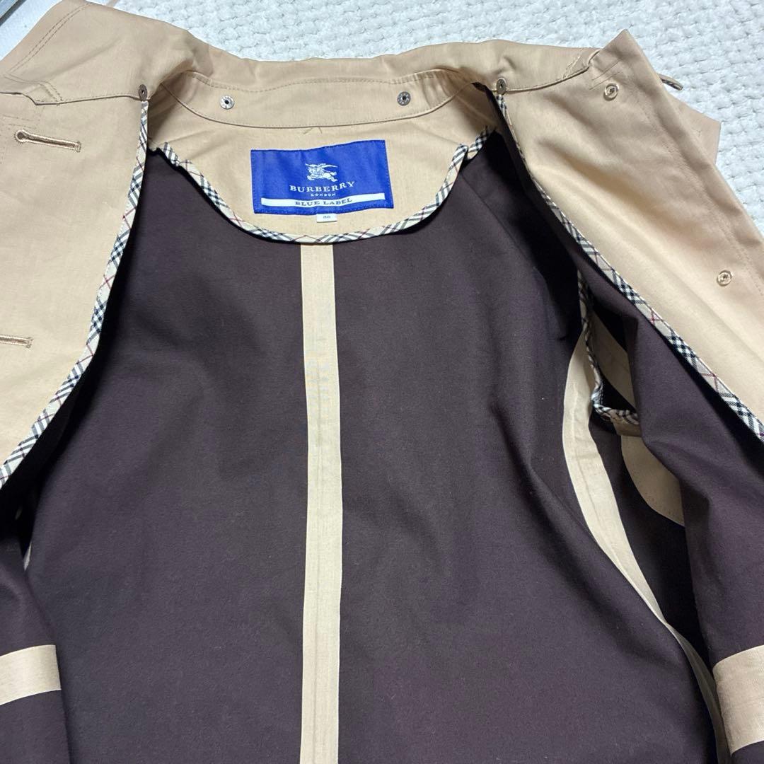 Burberry Blue Label スプリングコート 38 ベージュ