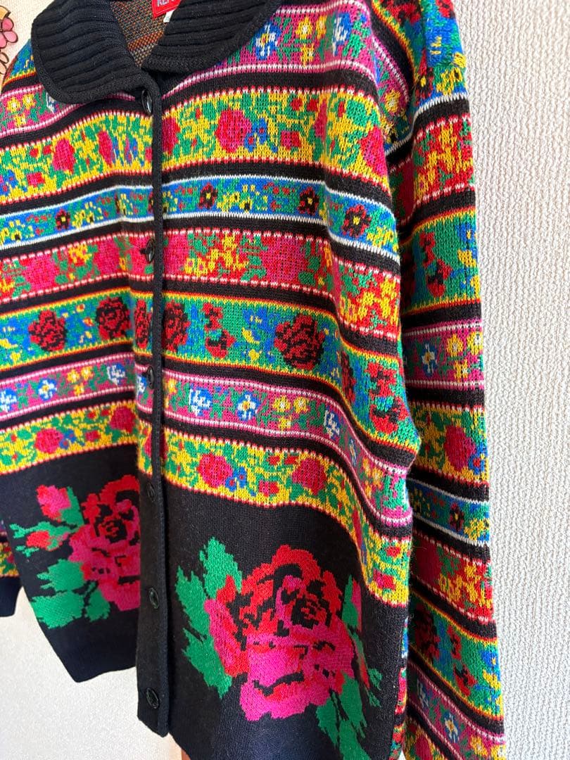 希少 KENZO 80s 90s ライカ期 ニット　カーディガン　ケンゾー