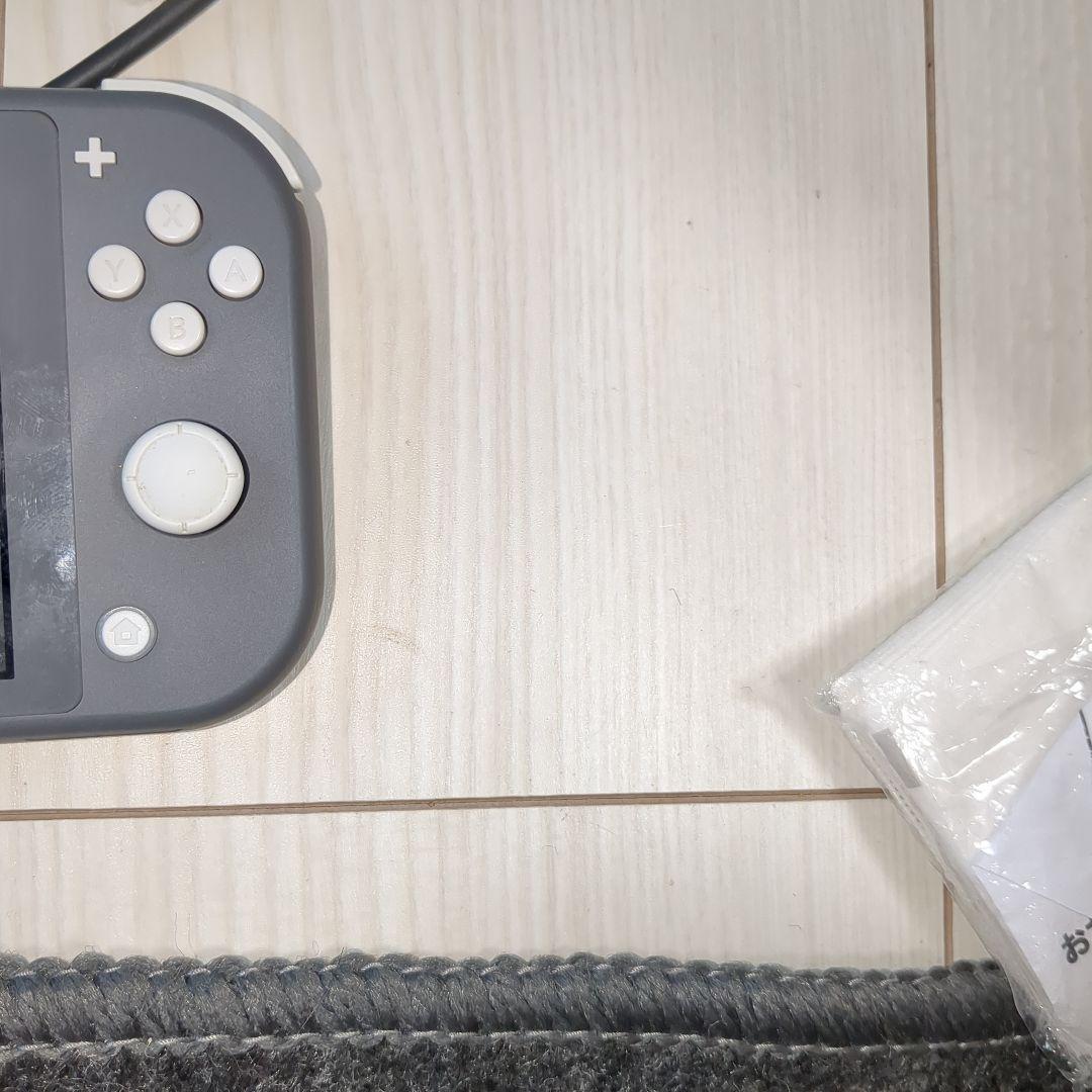Nintendo Switch Lite グレー 本体　ジャンク品　充電器付