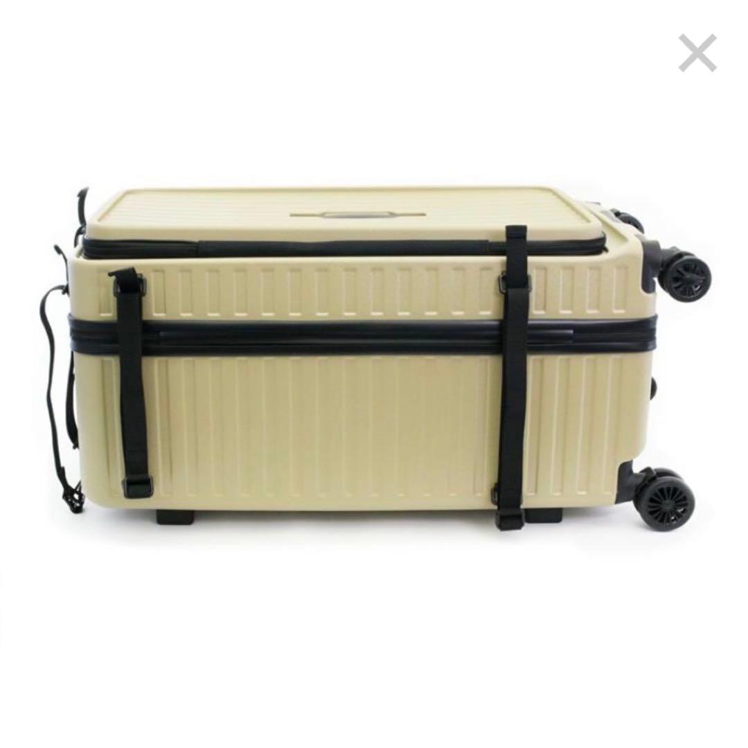 大容量 大型 シフレ キャンピングキャリー Lサイズ 83L ベージュ