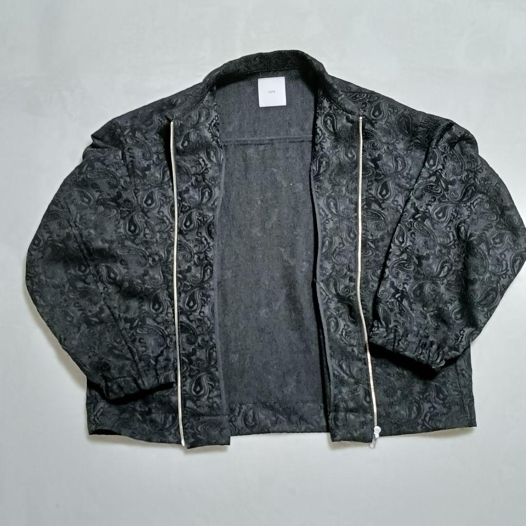 Lui's ブラック ジャガード ZIPブルゾン フリーサイズ　春秋